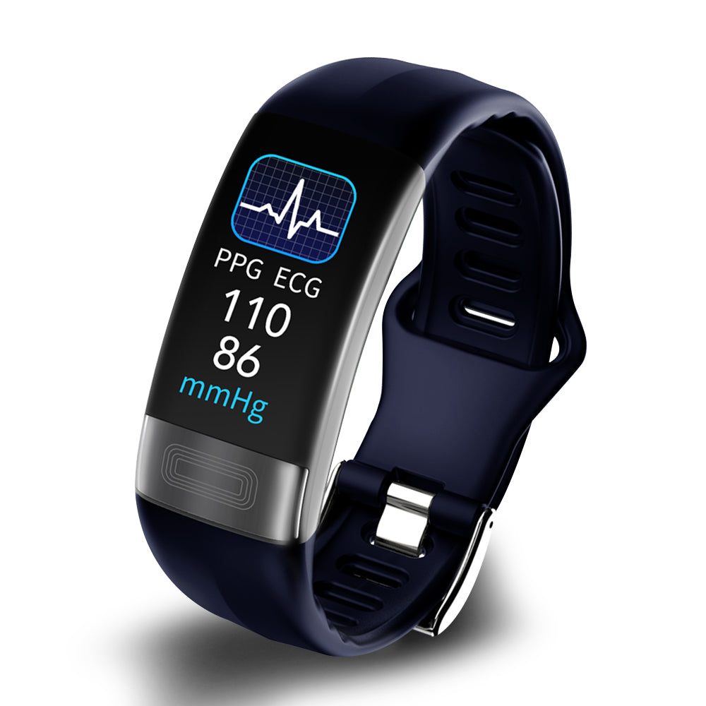 P11 Plus Health-Tracker | Profesjonalny monitoring EKG i ciśnienia krwi | Analiza HRV z wykresem Lorenza | Screening SpO2 i snu | Wodoodporny IP67 | Monitorowanie cyklu