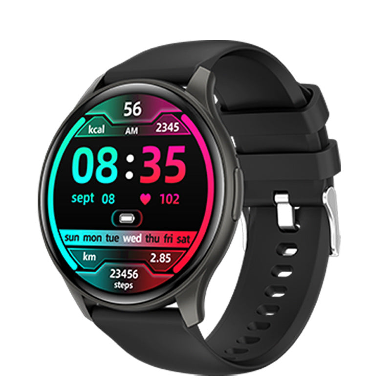Wodoodporny smartwatch z pomiarem ciśnienia krwi, saturacji krwi i snu