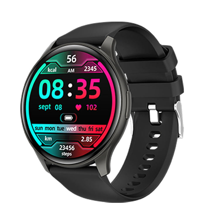 Wodoodporny smartwatch z pomiarem ciśnienia krwi, saturacji krwi i snu