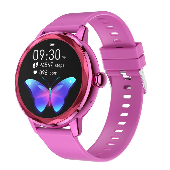 Smartwatch damski Smart Gold – luksusowy zegarek sportowy ze stali nierdzewnej