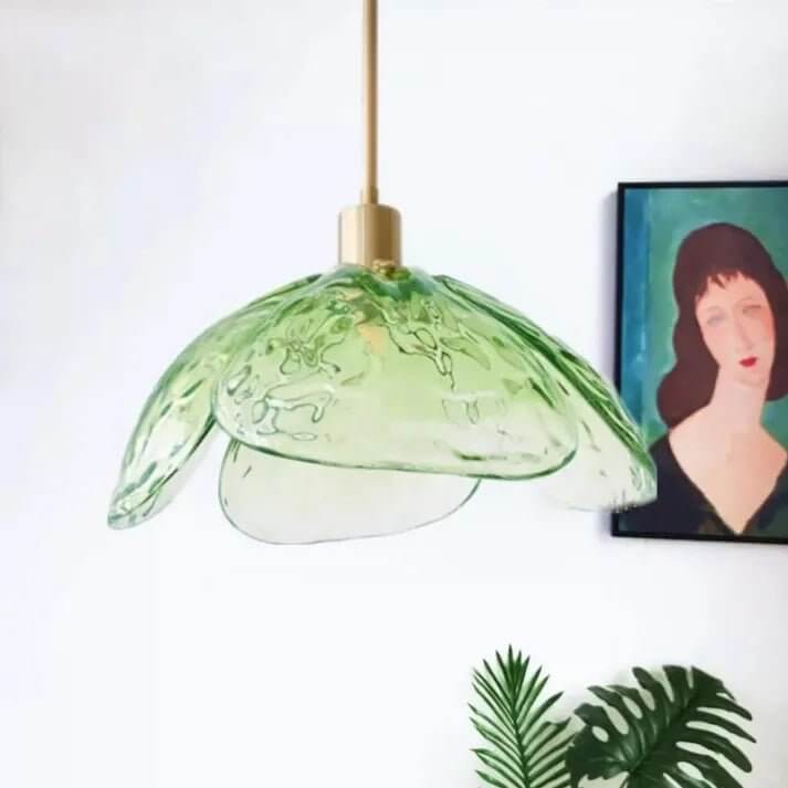 Lampa Wisząca Liść Kwiatu - Elegancka Lampka Nocna