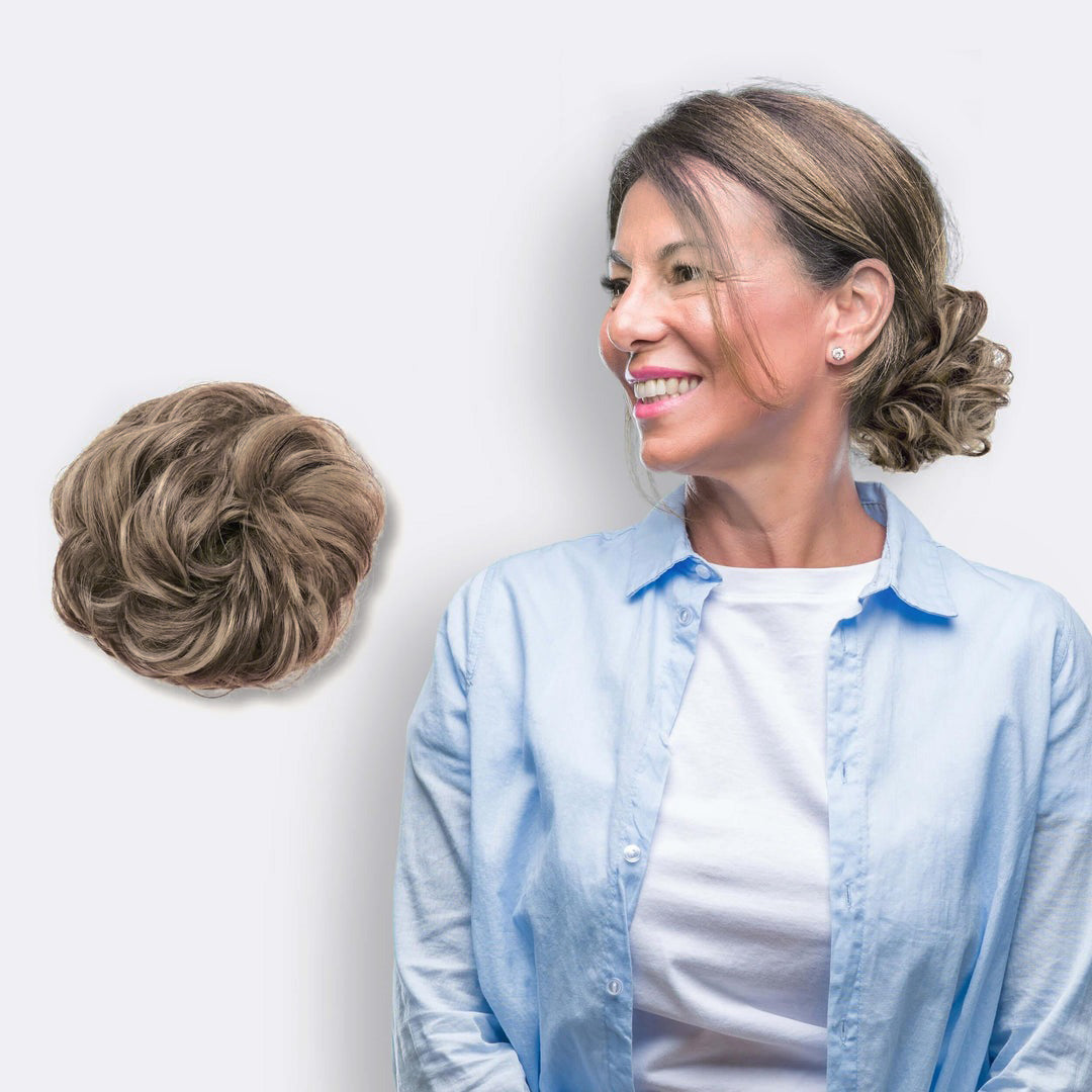 Doczepiane włosy typu scrunchie – BunPop