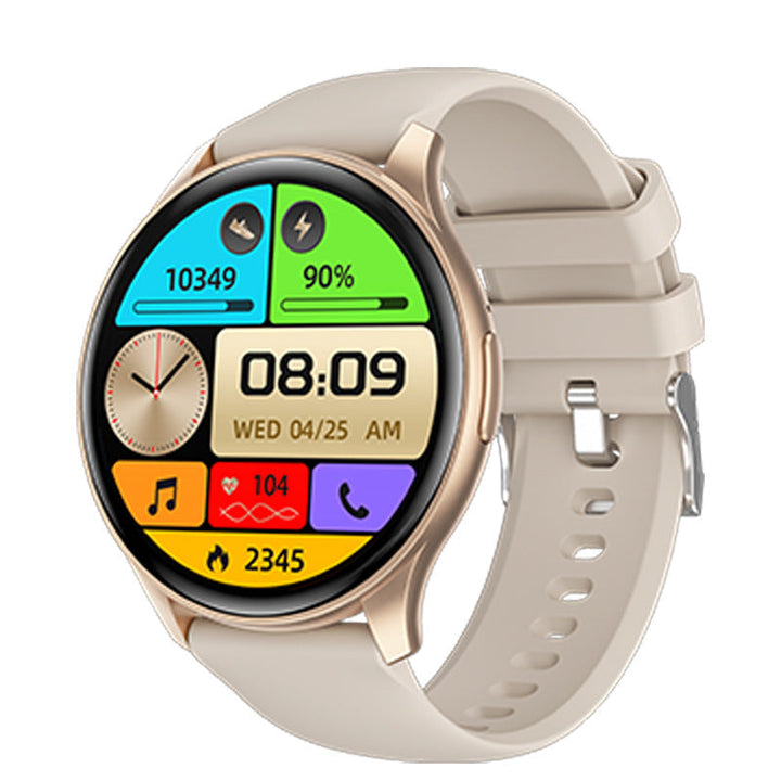 Wodoodporny smartwatch z pomiarem ciśnienia krwi, saturacji krwi i snu