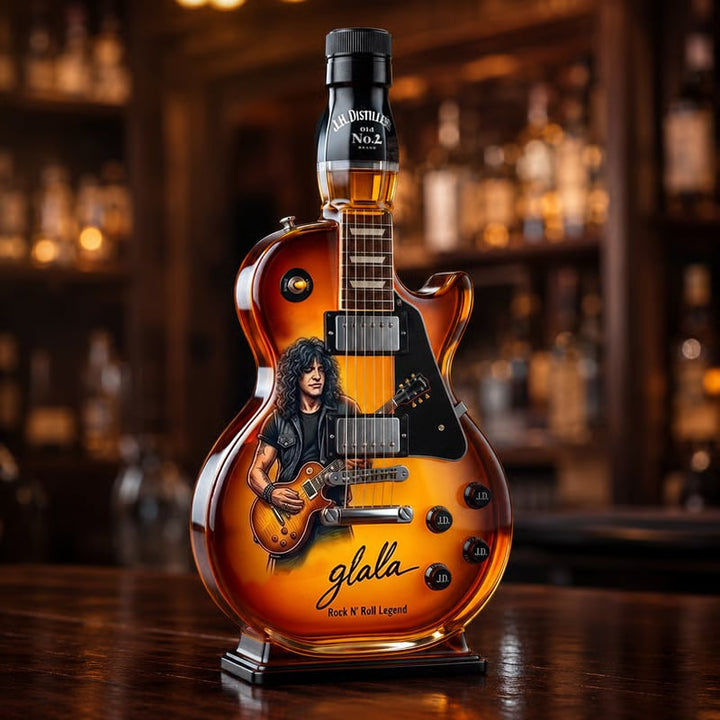 RockSpirit – Figurka gitary vintage sunburst do dekoracji butelki
