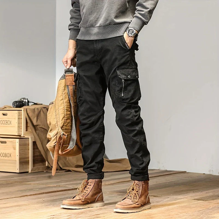 Stylowe Męskie Spodnie Jogger Cargo