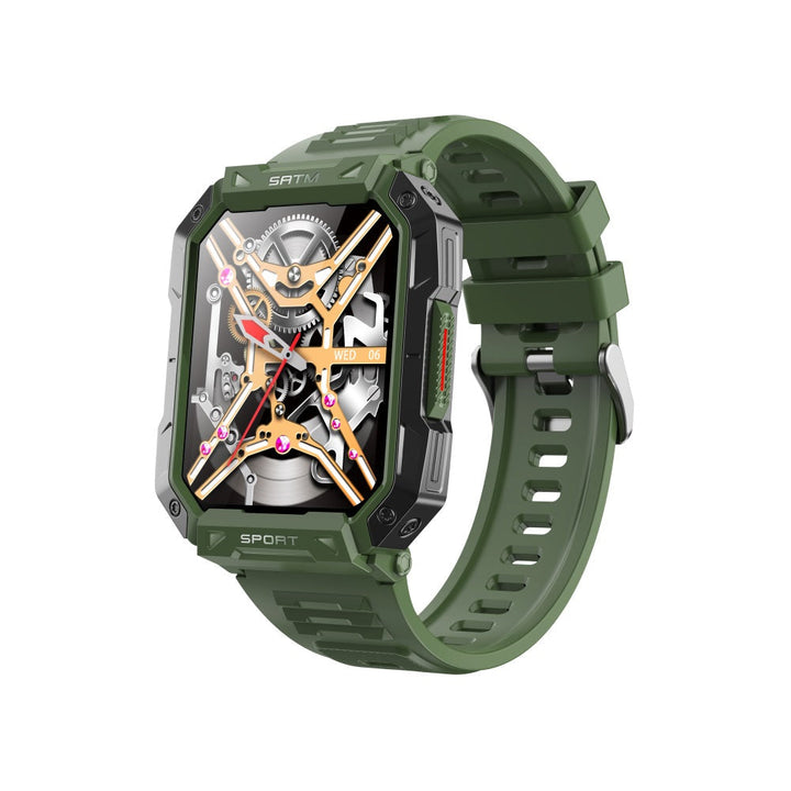 Wodoodporny smartwatch z pomiarem ciśnienia krwi, saturacji krwi i snu