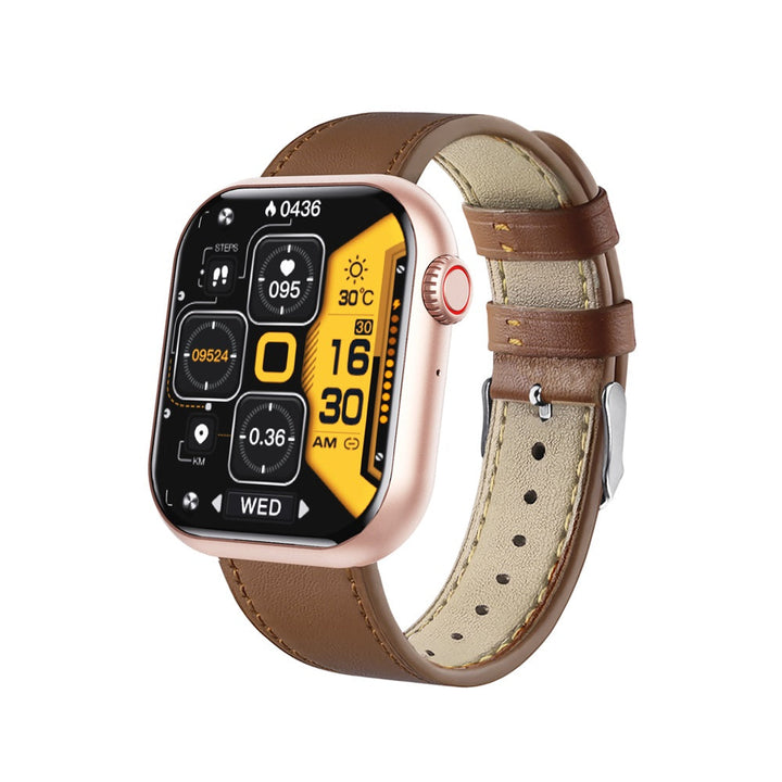Wodoodporny smartwatch z pomiarem ciśnienia krwi, saturacji krwi i snu