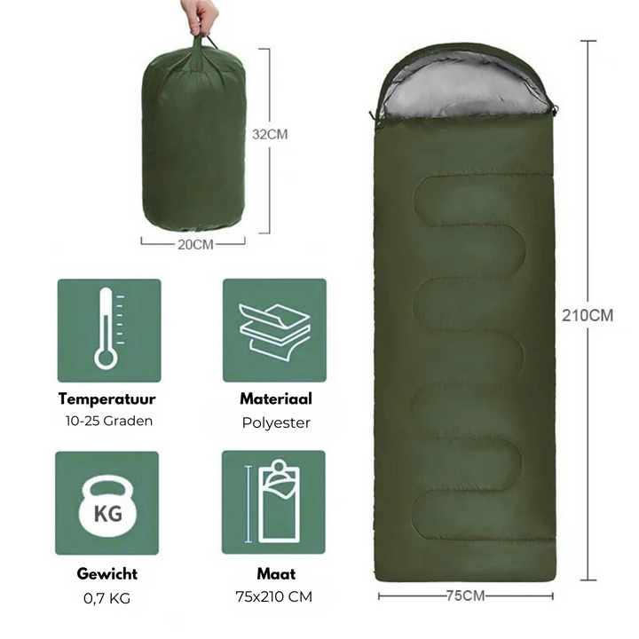 Śpiwór na chłodne noce – AdventureSleeper