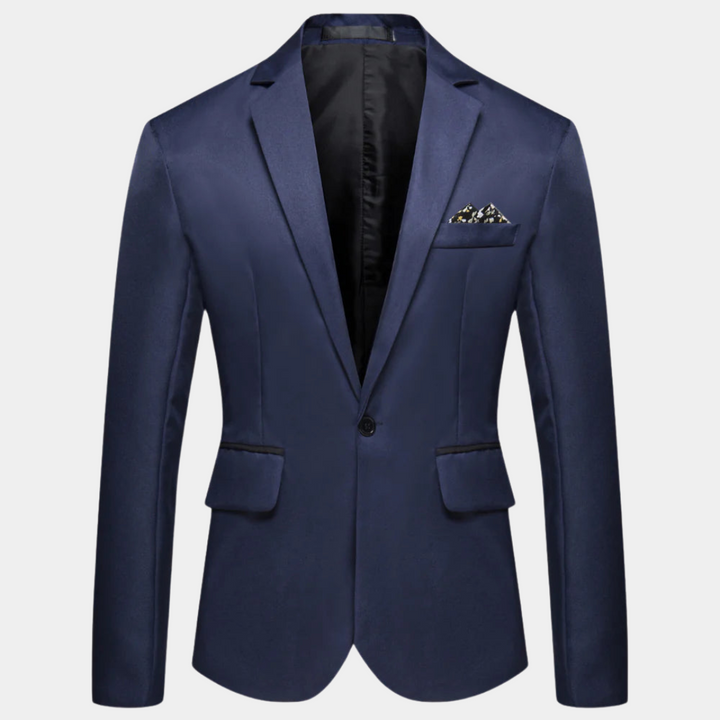 Męski Blazer z Nowoczesnym Designem i Komfortowym Fitem