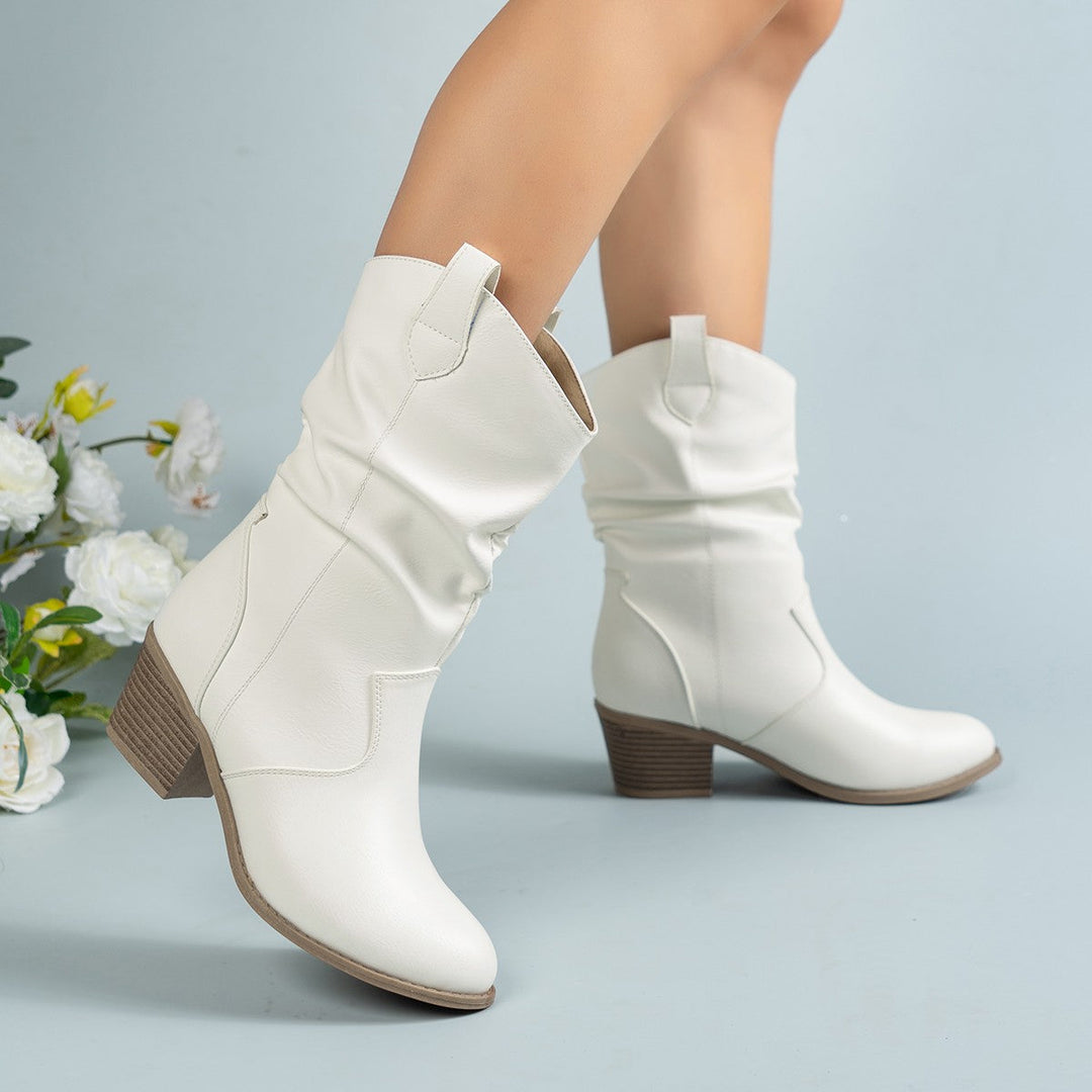 Retro Kowbojskie Buty Damskie