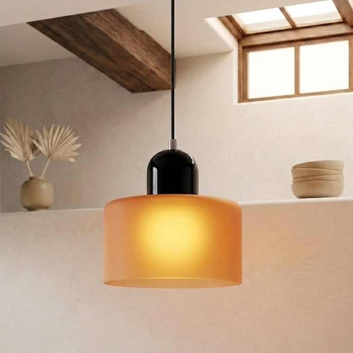 Wisząca lampa pierścieniowa o rozszerzonym designie halo