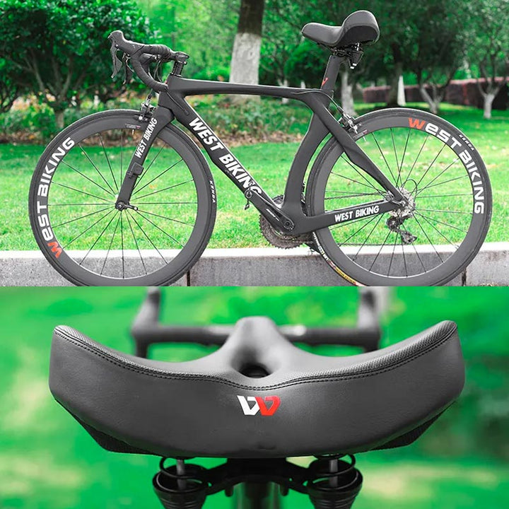 CyclePad Wygodne Siodło Rowerowe z Extra Szerokim Siedzeniem