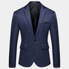 Elegancki Męski Blazer Dopasowane Szycie dla Nowoczesnego Dżentelmena