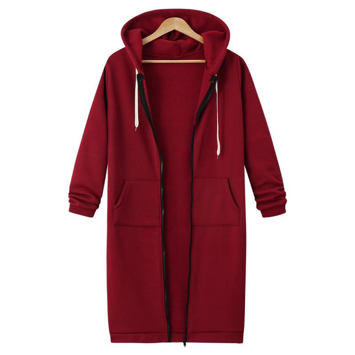 Casualowy długi kardigan damski - CozyZip