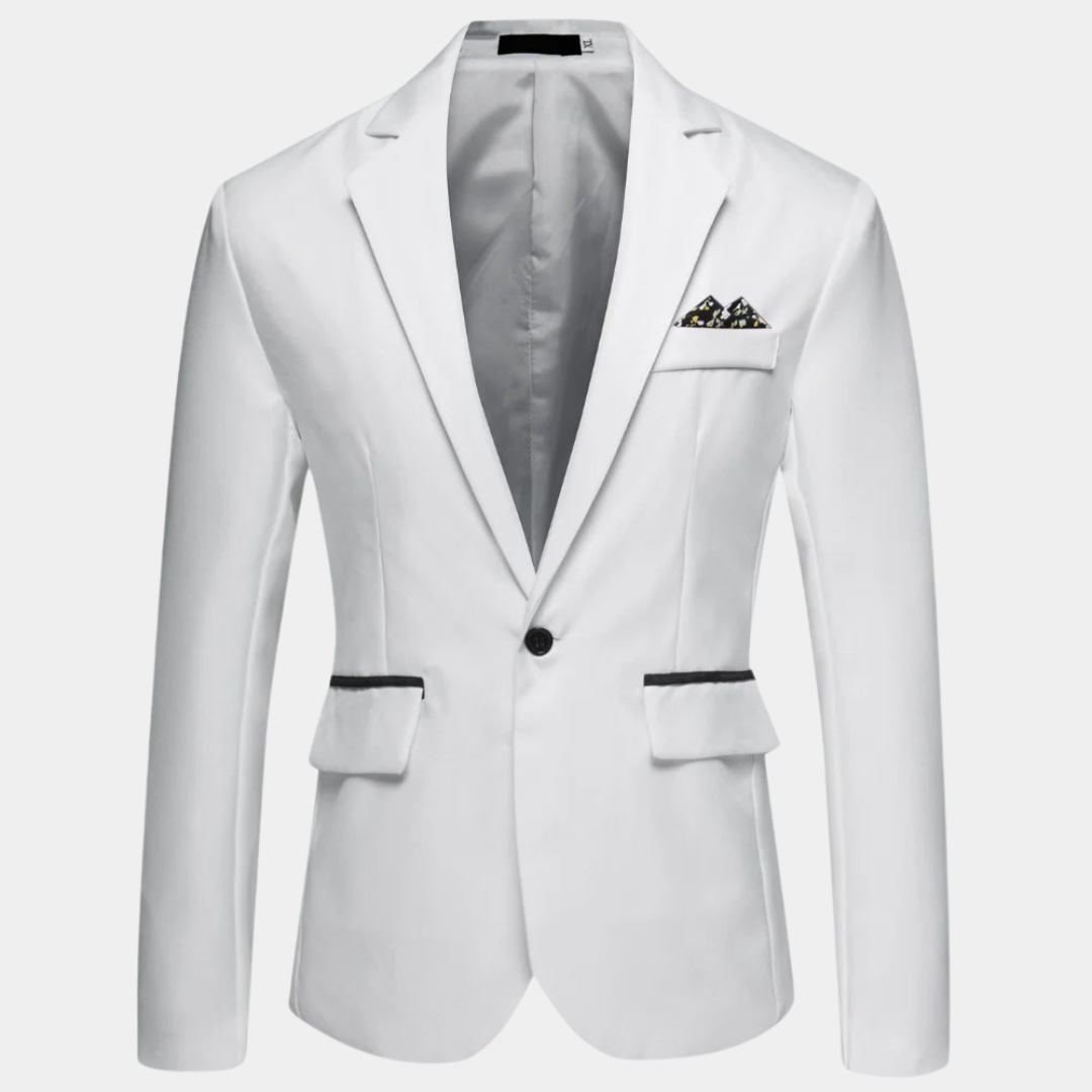 Męski Blazer z Nowoczesnym Designem i Komfortowym Fitem