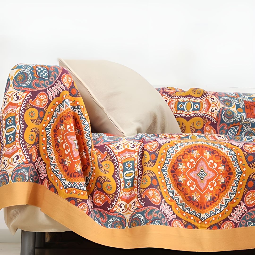 Odwracalny koc Boho Wschód Słońca