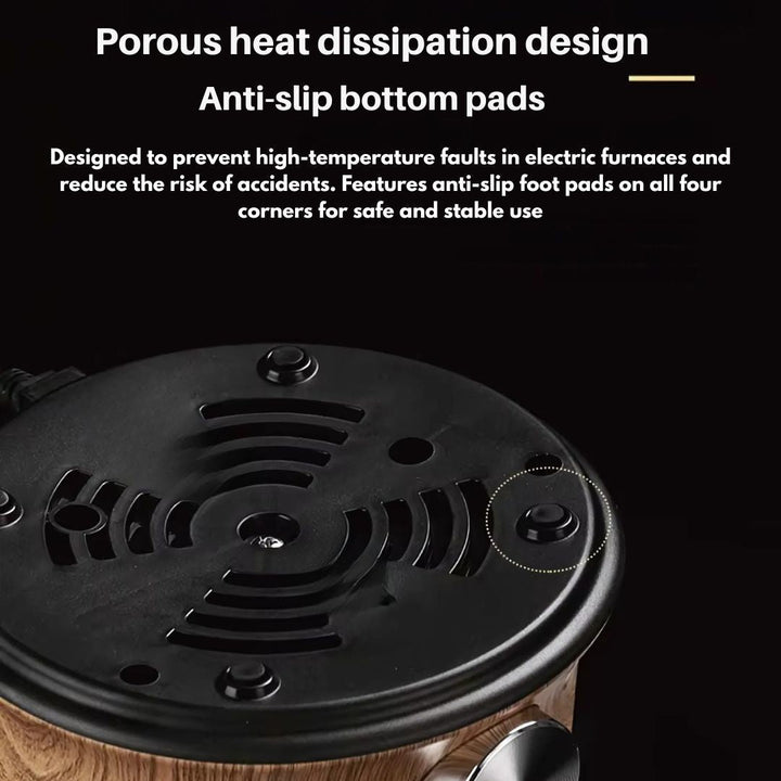 Mini płyta elektryczna z regulacją temperatury do kompaktowego użytku