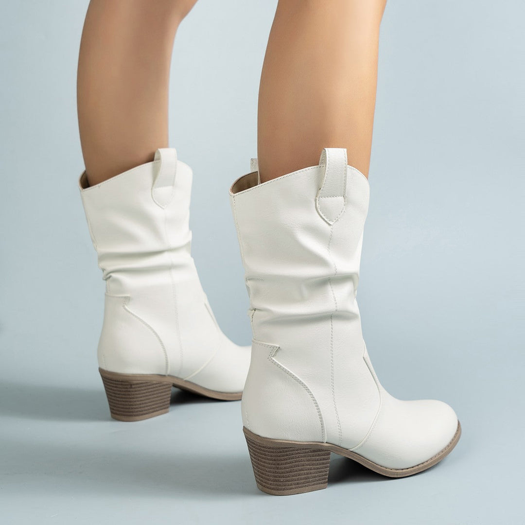 Retro Kowbojskie Buty Damskie