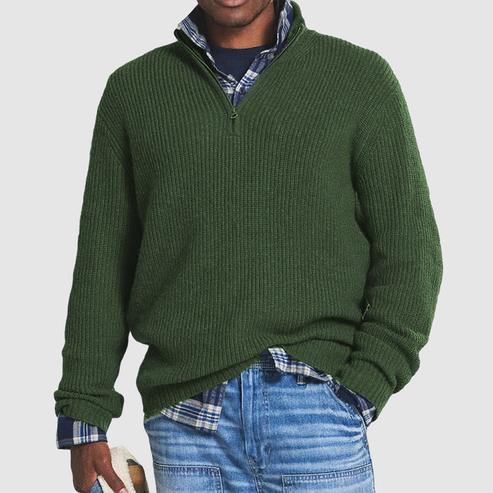 Kaszmirowy sweter business casual – Victor