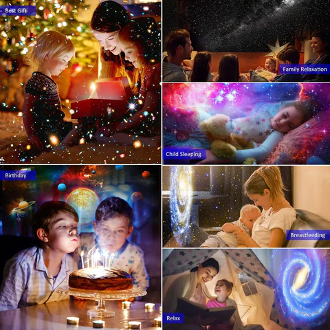 13-w-1 Galaktyczna Nocna Lampa i Projektor – Orion