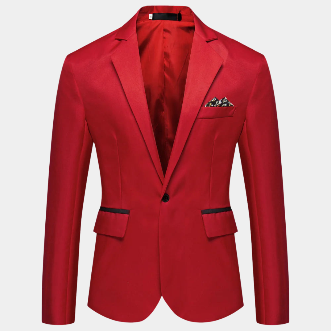 Męski Blazer z Nowoczesnym Designem i Komfortowym Fitem