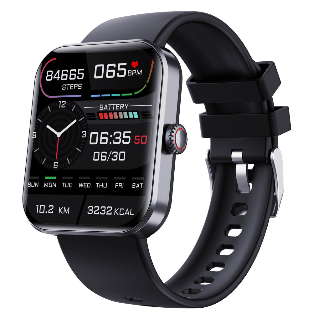 Wodoodporny smartwatch z pomiarem ciśnienia krwi, saturacji krwi i snu