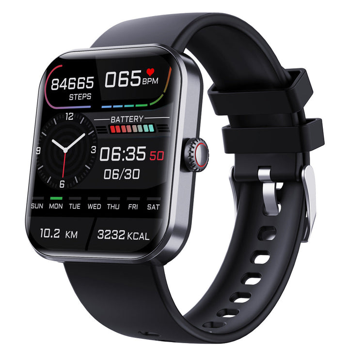 Wodoodporny smartwatch z pomiarem ciśnienia krwi, saturacji krwi i snu