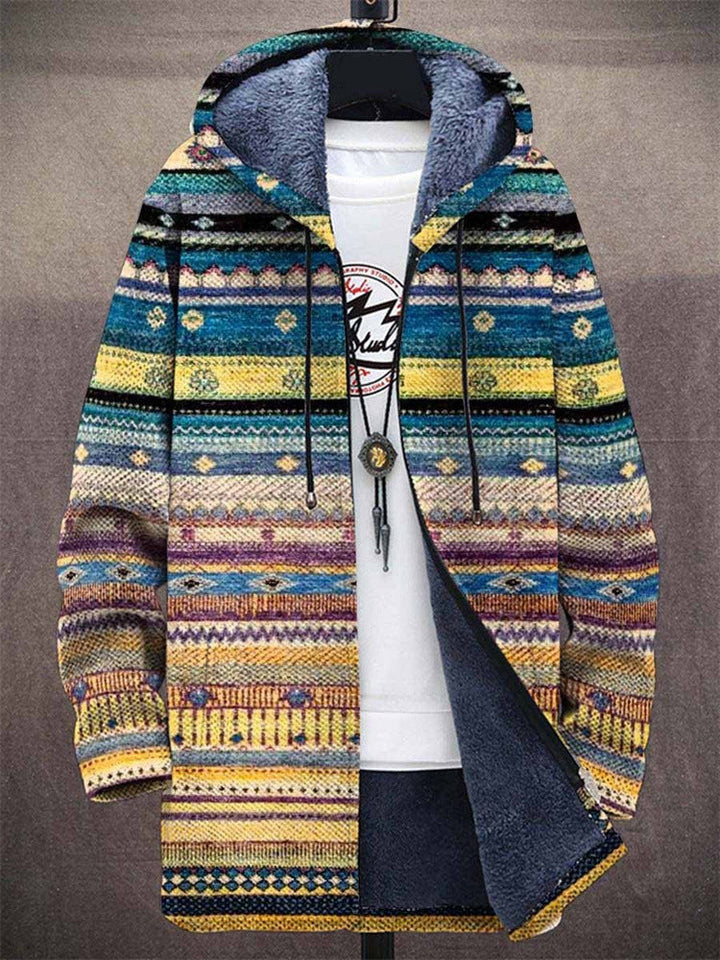 Milan – Retro Kamizelka Colorblock dla Mężczyzn