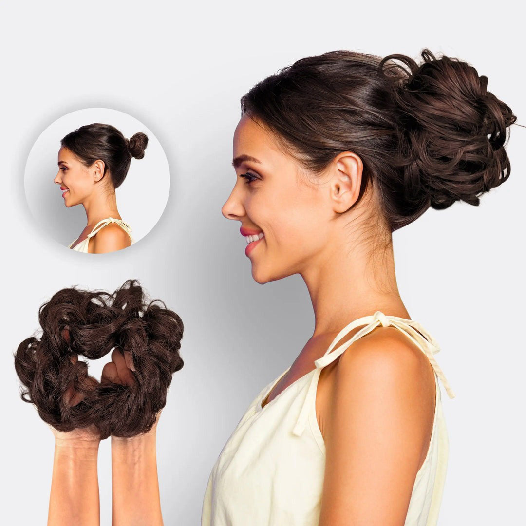 Doczepiane włosy typu scrunchie – BunPop