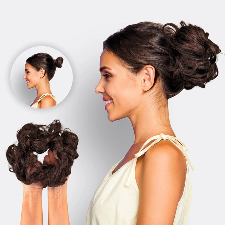 Doczepiane włosy typu scrunchie – BunPop