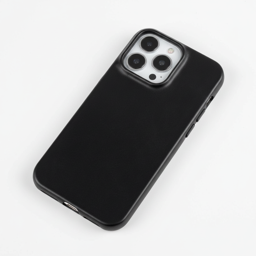 Etui ze skóry naturalnej z woskiem olejowym do Apple iPhone