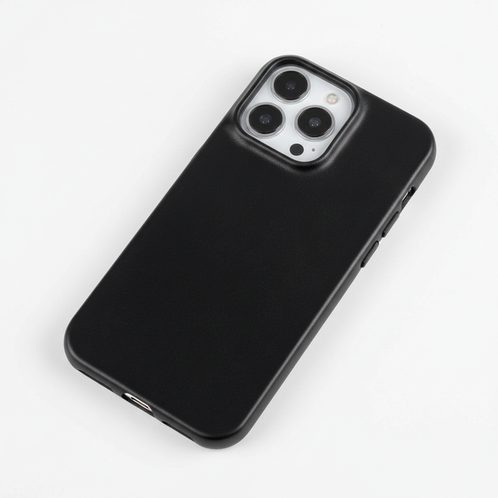 Etui ze skóry naturalnej z woskiem olejowym do Apple iPhone