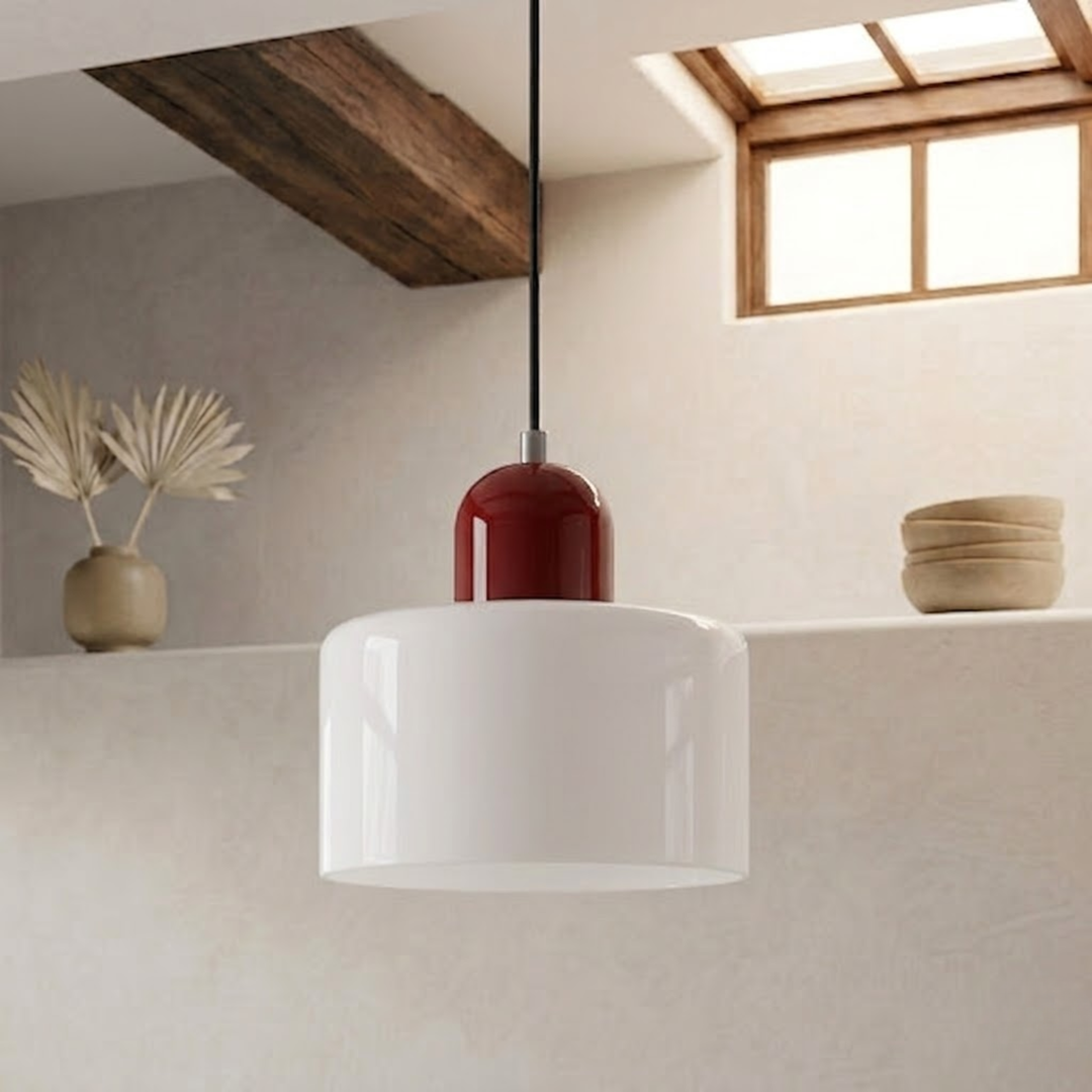 Wisząca lampa pierścieniowa o rozszerzonym designie halo