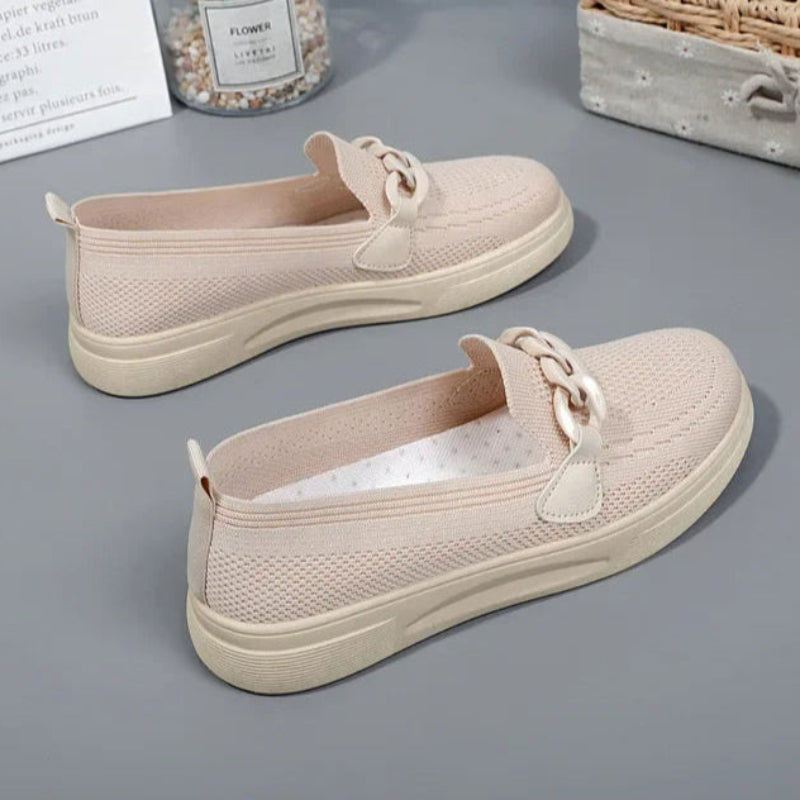 Wygodne damskie sneakersy wsuwane