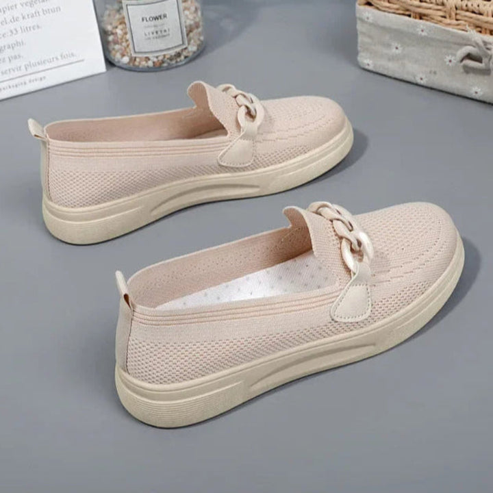 Wygodne damskie sneakersy wsuwane