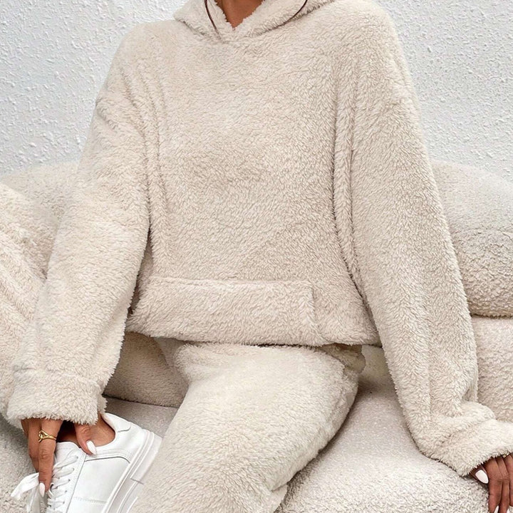 Ultra-Wygodny Kombinezon Hooded Teddy Przytulna Elegancja na Relaksujące Momenty