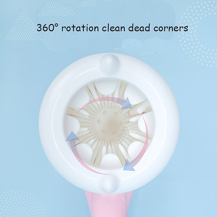 Silikonowa miska do mycia łap zwierząt – przenośna, z miękką szczoteczką do mycia łap