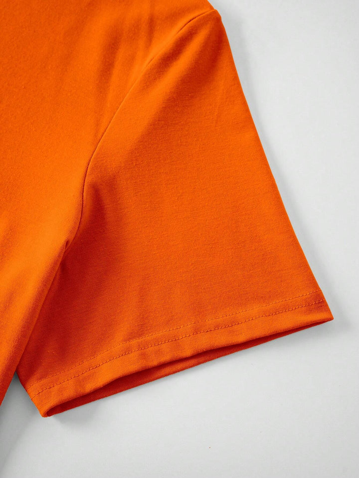 Slim-Fit Męska Koszulka na Dzień Króla