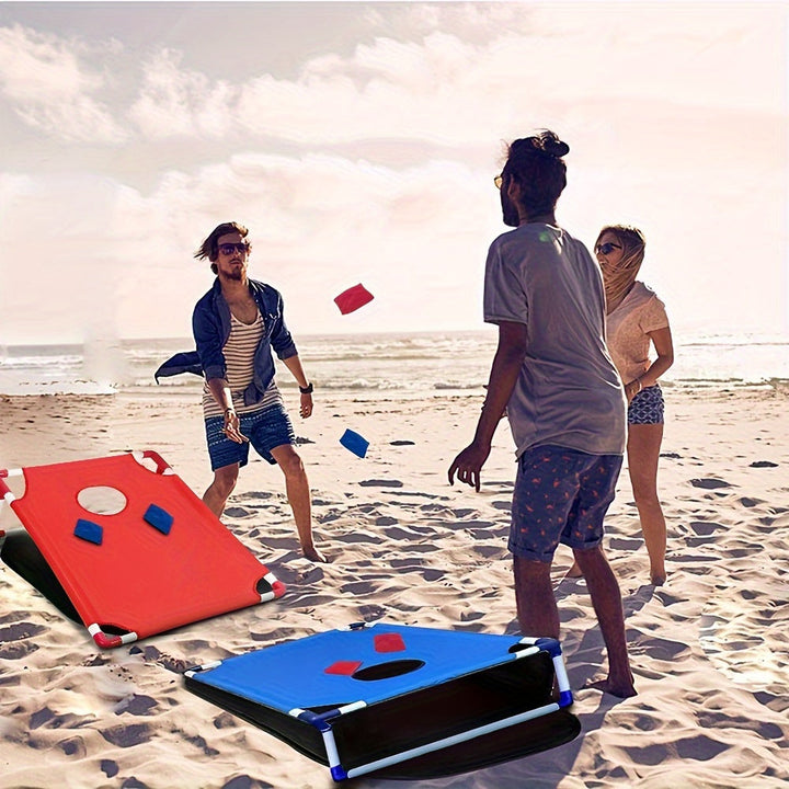 Przenośny zestaw do gry Cornhole – idealny do rodzinnej zabawy na świeżym powietrzu