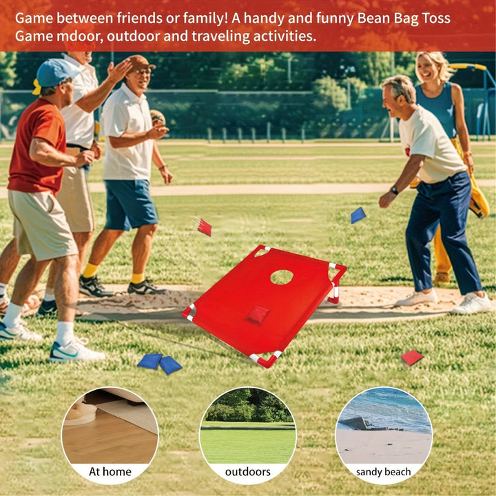 Przenośny zestaw do gry Cornhole – idealny do rodzinnej zabawy na świeżym powietrzu