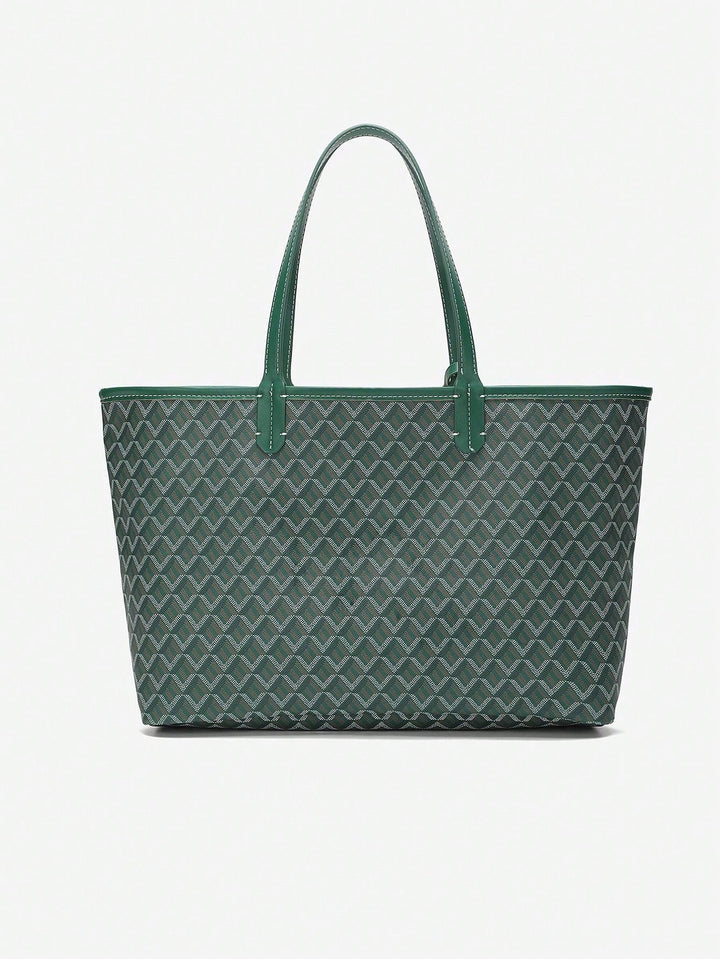 Casualowa torba na ramię z PVC dla kobiet | Torba typu tote | Duża, lekka torba dla studentek