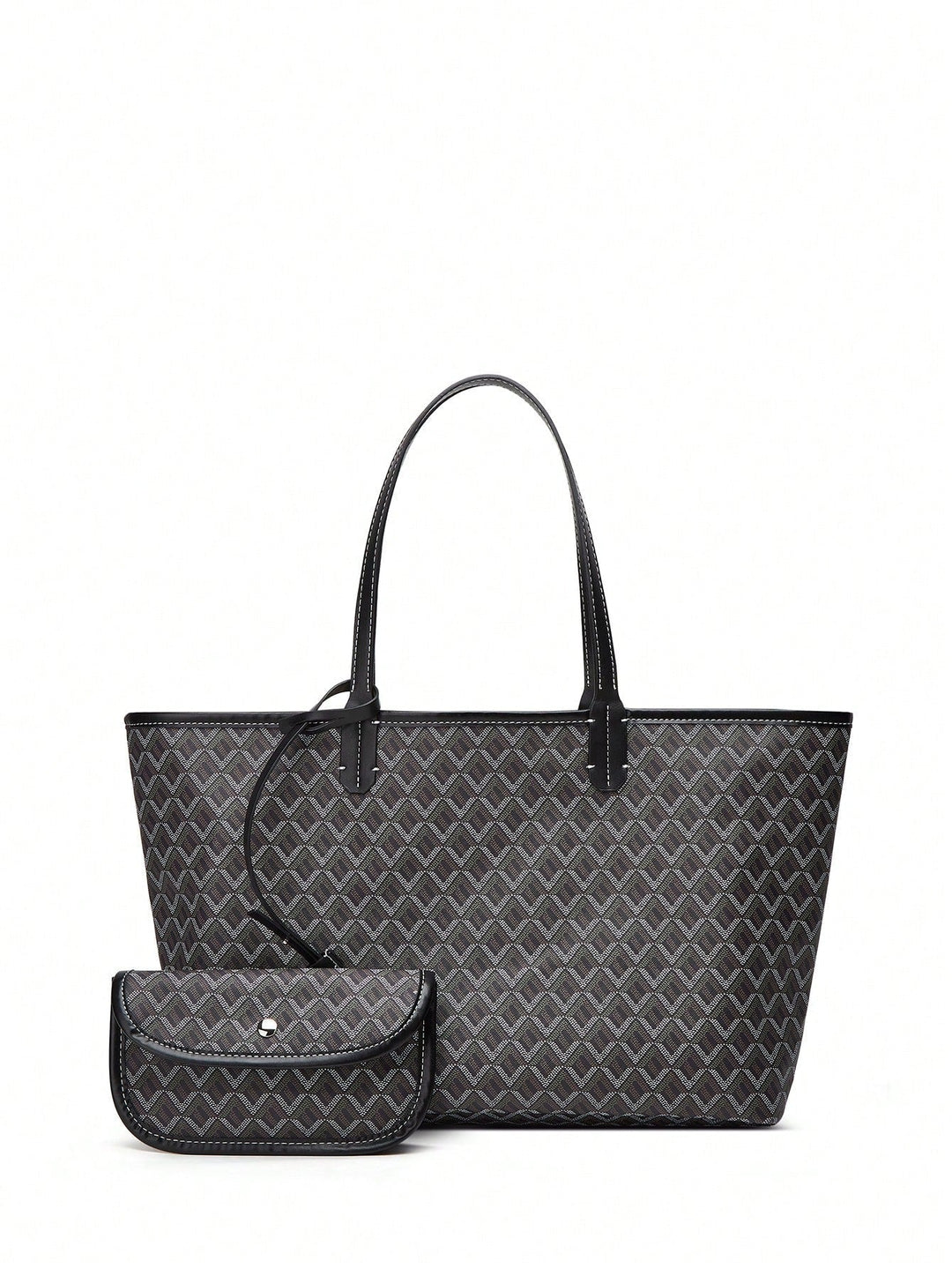 Casualowa torba na ramię z PVC dla kobiet | Torba typu tote | Duża, lekka torba dla studentek