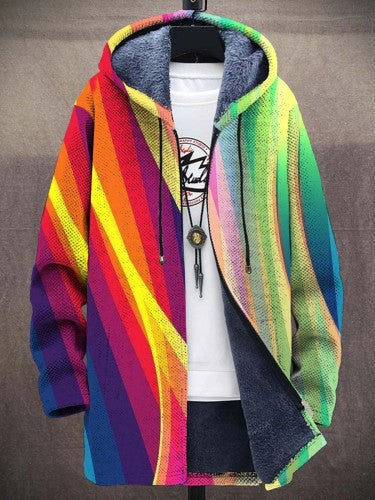 Milan – Retro Kamizelka Colorblock dla Mężczyzn