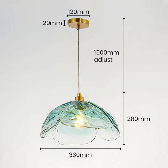 Lampa Wisząca Liść Kwiatu - Elegancka Lampka Nocna