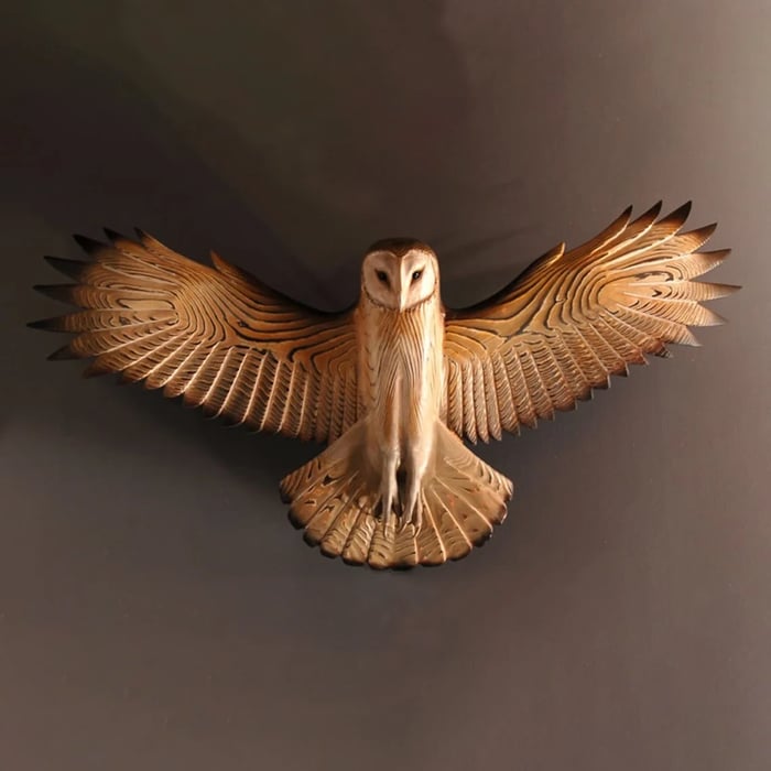 Dekoracja ścienna – sowa „Majestic”
