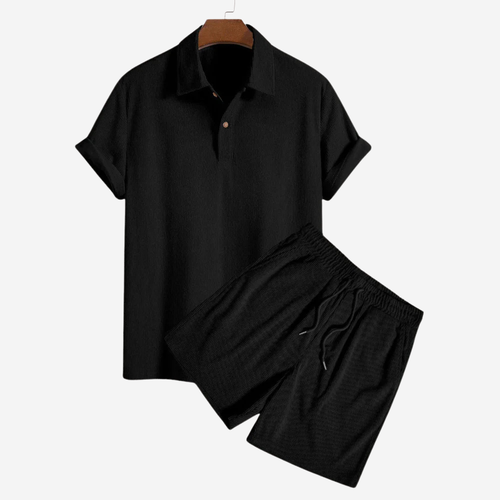 Męska koszula z krótkim rękawem twill