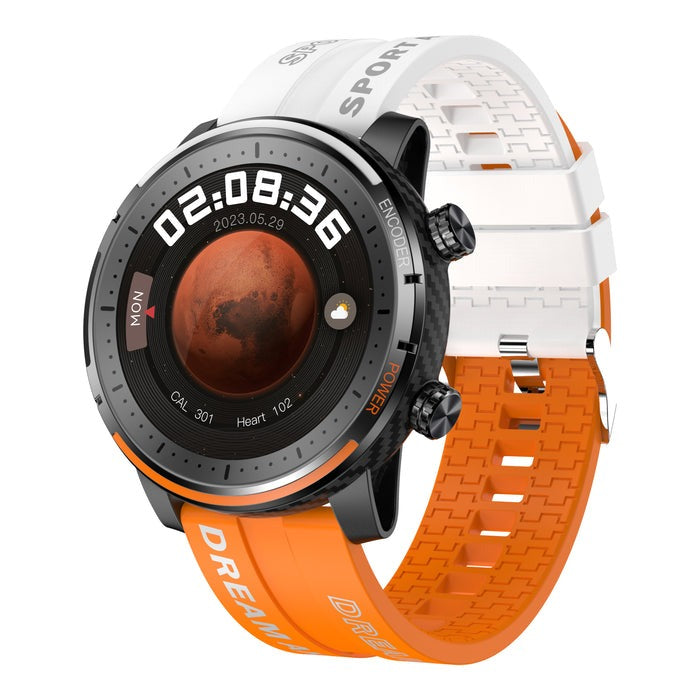 Wodoodporny smartwatch z pomiarem ciśnienia krwi, saturacji krwi i snu