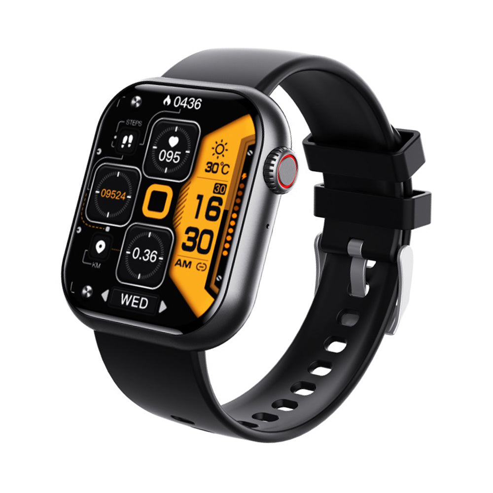 Wodoodporny smartwatch z pomiarem ciśnienia krwi, saturacji krwi i snu