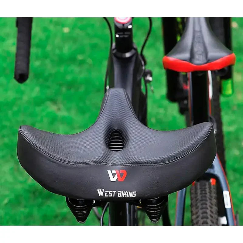 CyclePad Wygodne Siodło Rowerowe z Extra Szerokim Siedzeniem