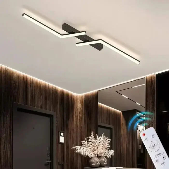 Nowoczesna lampa sufitowa LED – lampa geometryczna